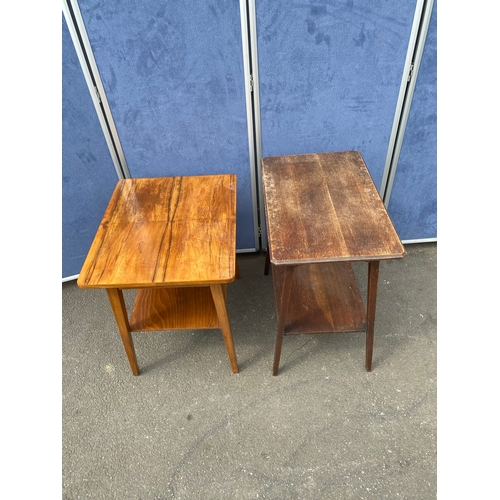 247 - Two small mid century occasional side tables