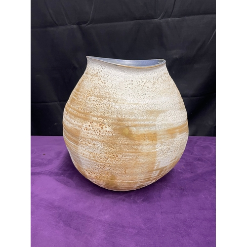 47 - Large Studio Pottery Vase 33cm x 30cm