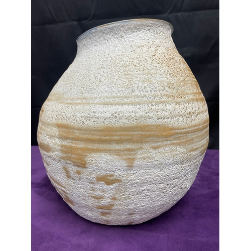 47 - Large Studio Pottery Vase 33cm x 30cm