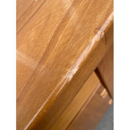 256 - Interesting Teak Sideboard 

Dimensions - 83.5