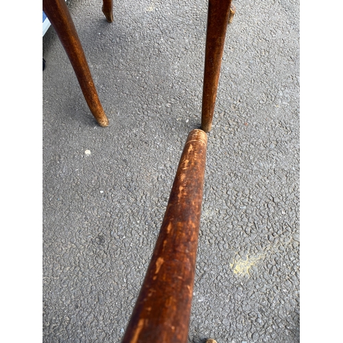 260 - A pair of 19th century carved walnut side chairs by Von Hundelshausen