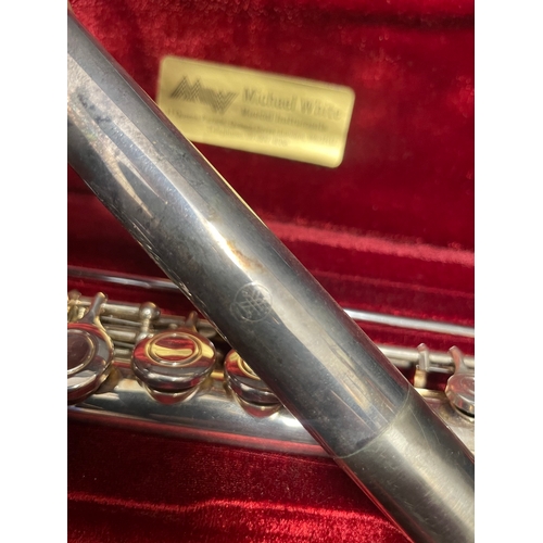 58 - Two cased flutes 
Yamaha YFL 221S / Sapphire by Rosetti London