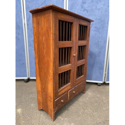 267 - Intriguing Jail door design cabinet 

Dimensions - 26