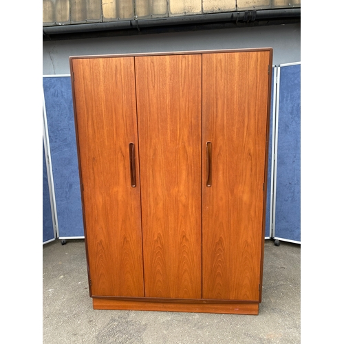 269 - A lovely G-Plan teak triple wardrobe 

Dimensions - 48