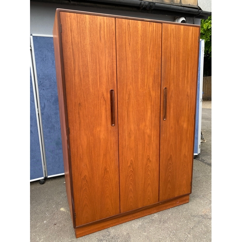 269 - A lovely G-Plan teak triple wardrobe 

Dimensions - 48