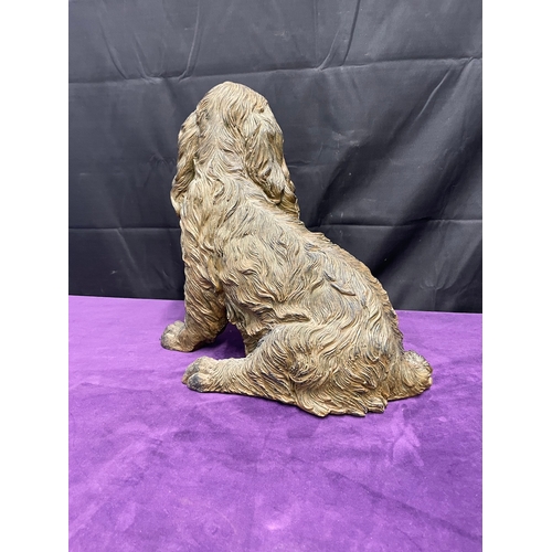 66 - Large Resin Sculptor of Dog - 40cm