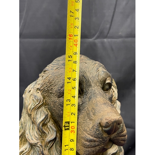 66 - Large Resin Sculptor of Dog - 40cm