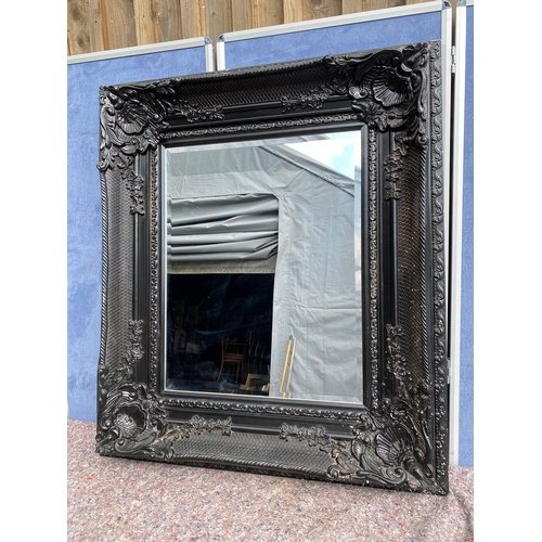 309 - Large classic gothic black ornate style decorative mirror LLB'S influence

Dimensions - 42