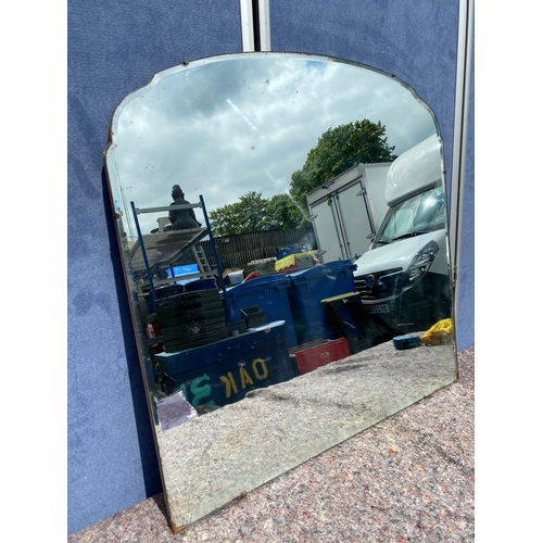 315 - Large bevelled edge mirror.