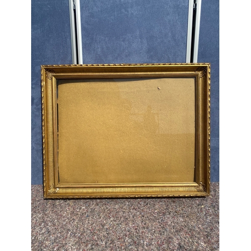 349 - Large antique gilt wood painting frame

Inside and outside dimensions provided in images.