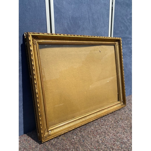 349 - Large antique gilt wood painting frame

Inside and outside dimensions provided in images.