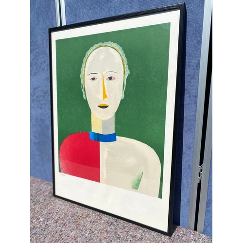 358 - Limited edition number 1525/2000 portrait of a woman by Severinovich Kazimir Malevich