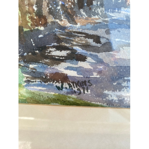 369 - A lot of Three signed landscape/naturistic watercolours