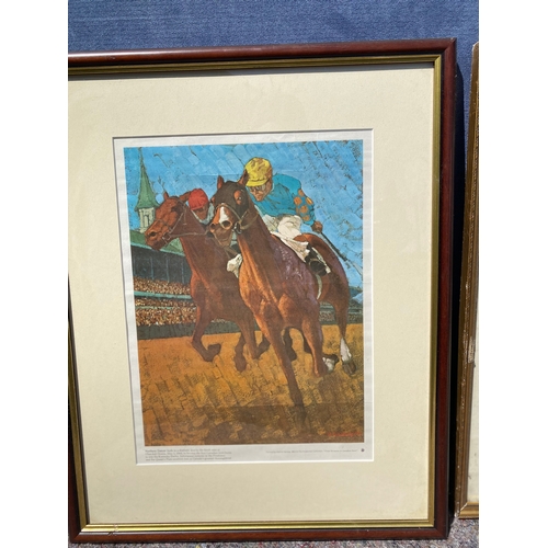 377 - A collection of horse racing memorabilia/artwork Starring Desert Orchid