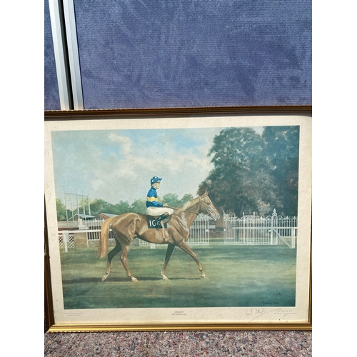 377 - A collection of horse racing memorabilia/artwork Starring Desert Orchid