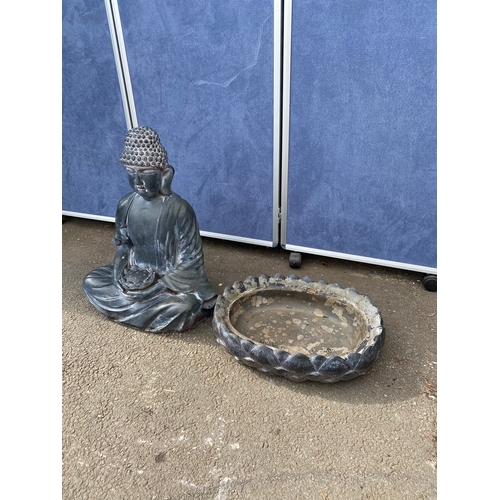 392 - Plastic resin/fibreglass Buddha