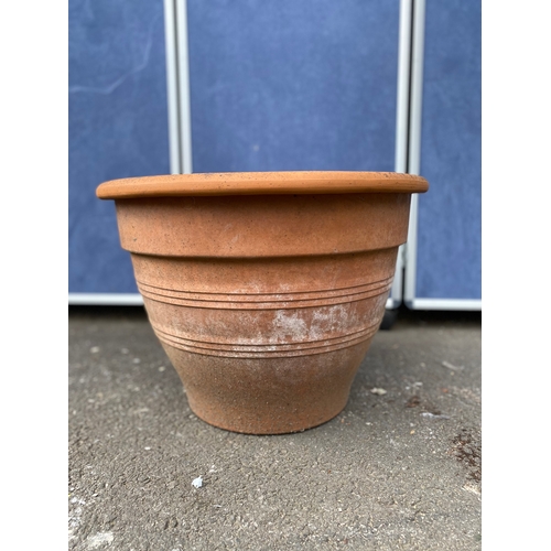 396 - A collection of terracotta pots