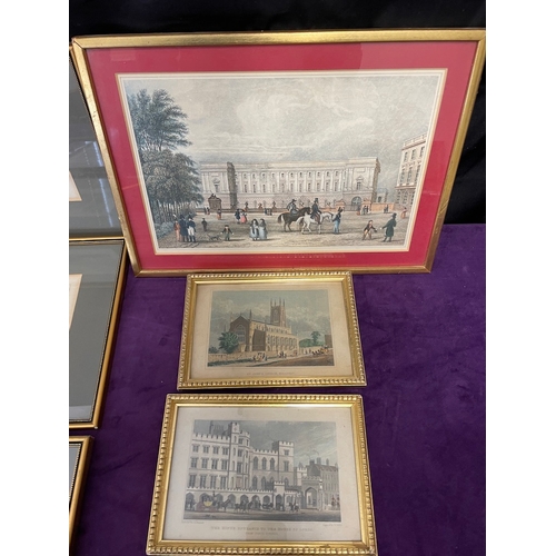 426 - Quantity of framed 19th Century etching / plates London Architecture