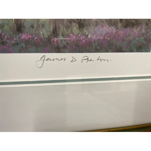 437 - Hand Signed Limited Edition framed prints by James D Preston 296/500 + Graeme W Baxter The Open St A... 