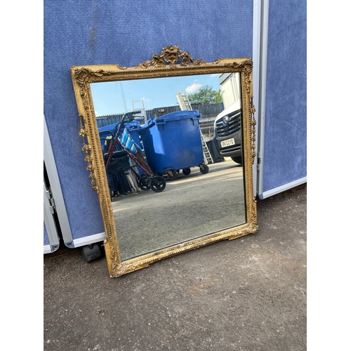 510 - Antique gilt frame small mirror 

Dimensions - 18