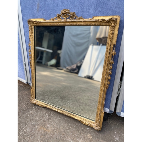 510 - Antique gilt frame small mirror 

Dimensions - 18