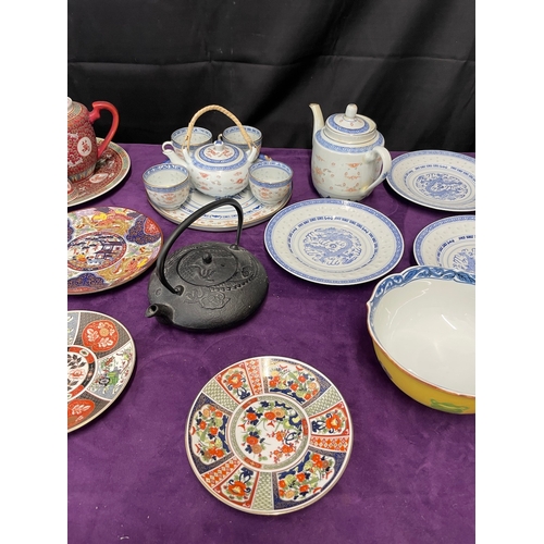 164 - Quantity of Various Ceramic Oriental Tea Services