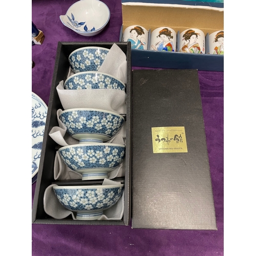 165 - Quantity of various hand painted oriental ceramics