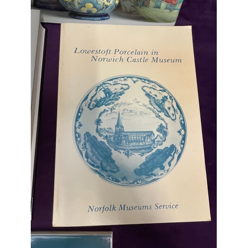 192 - Lot of Five Antique & Porcelain Collectors Books Millers / Moorcroft / Lowestoft