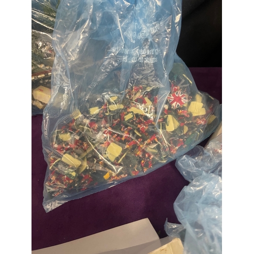 202 - Large Quantity of plastic military figures and boxes (majority of boxes are empty)