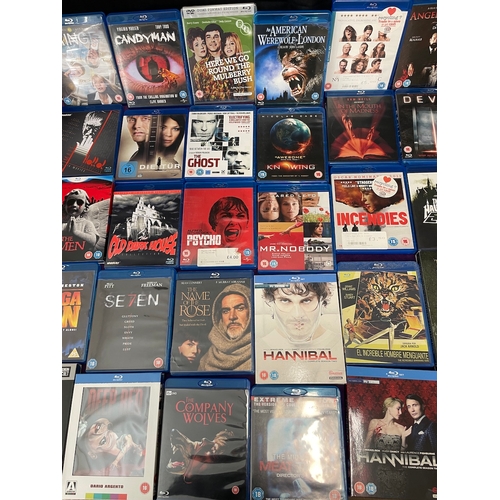 208 - Large quantity of Thriller / horror BluRay DVD'S