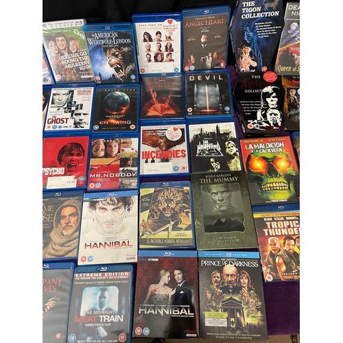 208 - Large quantity of Thriller / horror BluRay DVD'S