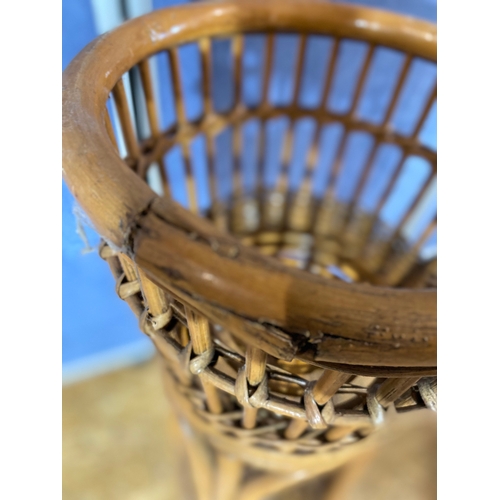 224 - Cane plant stand 11.5