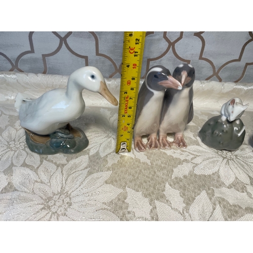 8 - Lot of Four Royal Copenhagen Ceramic Animals