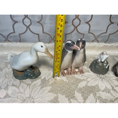 8 - Lot of Four Royal Copenhagen Ceramic Animals