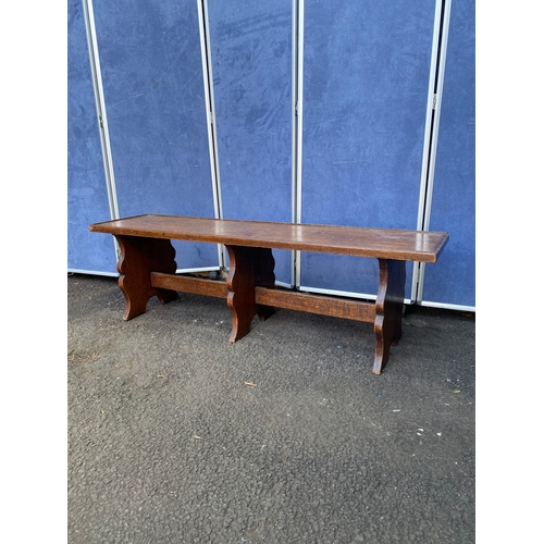 245 - Vintage Oak bench 

Dimensions - 15