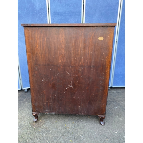 252 - Antique oak cupboard with three drawers 

Dimensions - 33