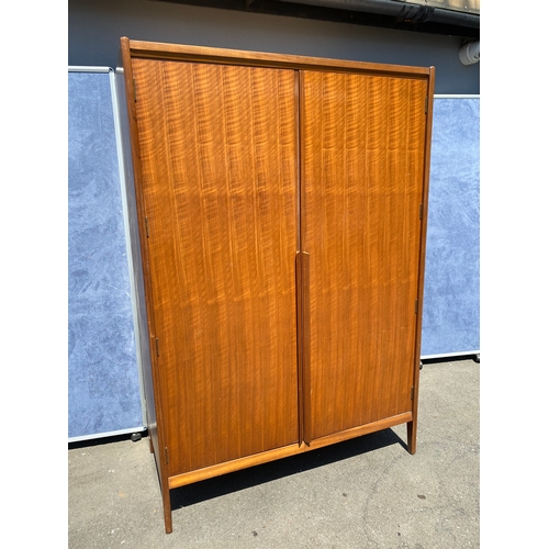 257 - Mid Century Teak double wardrobe by Younger 

Dimensions - 48