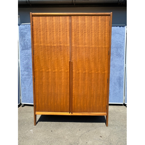 257 - Mid Century Teak double wardrobe by Younger 

Dimensions - 48