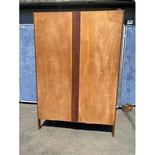 257 - Mid Century Teak double wardrobe by Younger 

Dimensions - 48