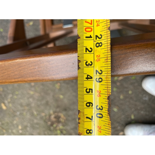 266 - Mid century danish style lounge chair frame. 

Dimensions - 23