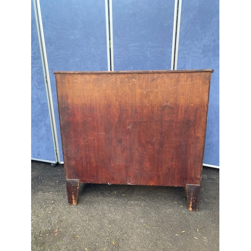 271 - Antique two over three chest of drawers. 

Dimensions - 40.5