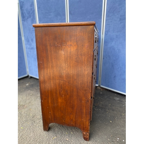 271 - Antique two over three chest of drawers. 

Dimensions - 40.5