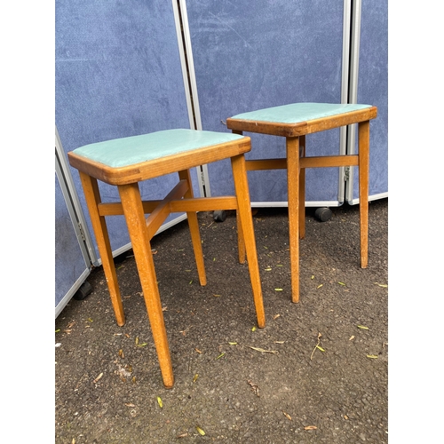 273 - A pair of mid century LIGNA stools made in Czechoslovakia 

Dimensions - 12