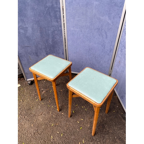 273 - A pair of mid century LIGNA stools made in Czechoslovakia 

Dimensions - 12