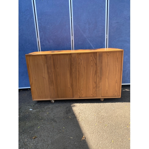 306 - Mid Century Elm Ercol teak sideboard 1960's Blue label