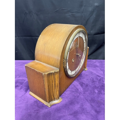 20 - Vintage Mahogany cased Smith Enfield Mantle Clock