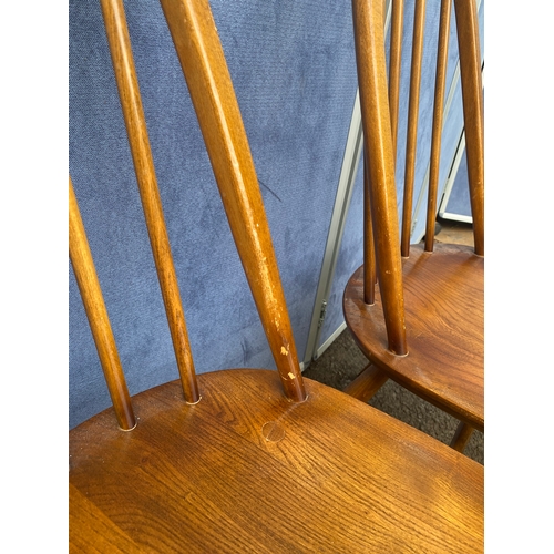 316 - A matching set of six Golden Dawn Ercol chairs.