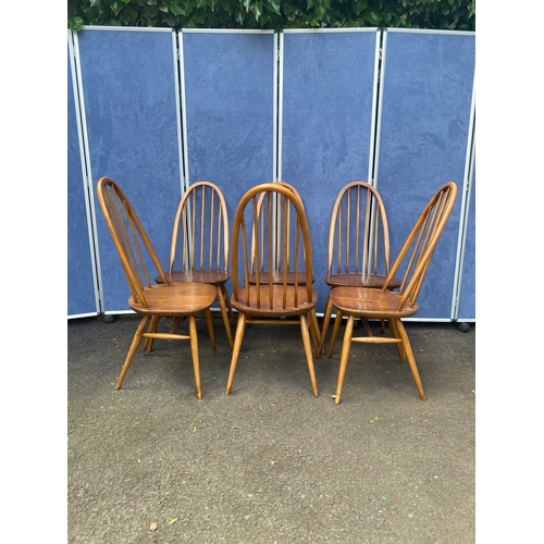 316 - A matching set of six Golden Dawn Ercol chairs.