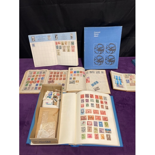 40 - Quantity of 19th - early 20th century British and World Stamps in folders + loose stamps