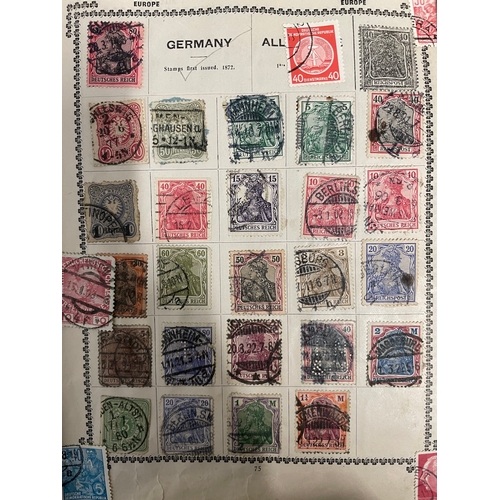 40 - Quantity of 19th - early 20th century British and World Stamps in folders + loose stamps